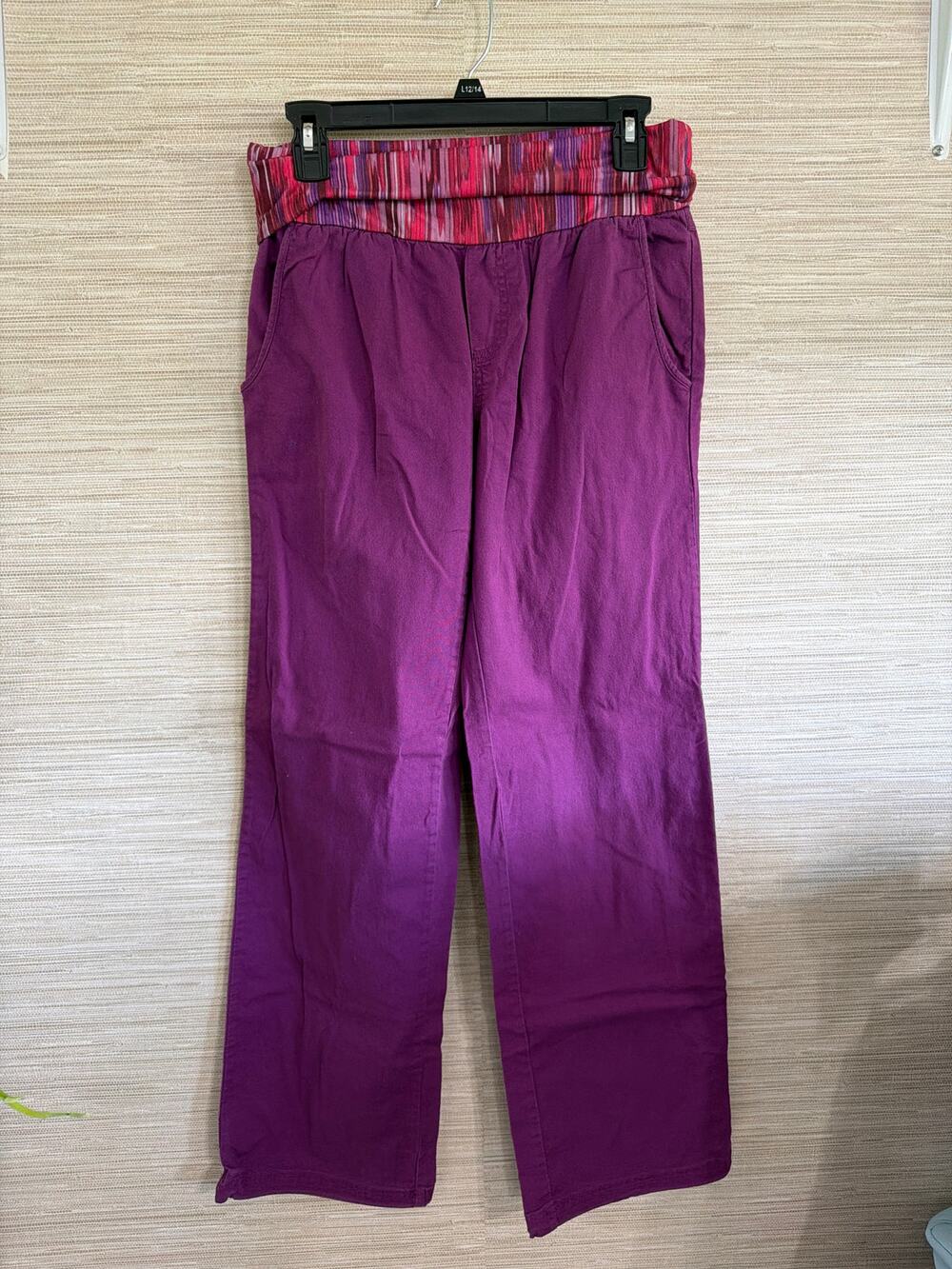PrAna Sidra pant Roll top pull on women's size M